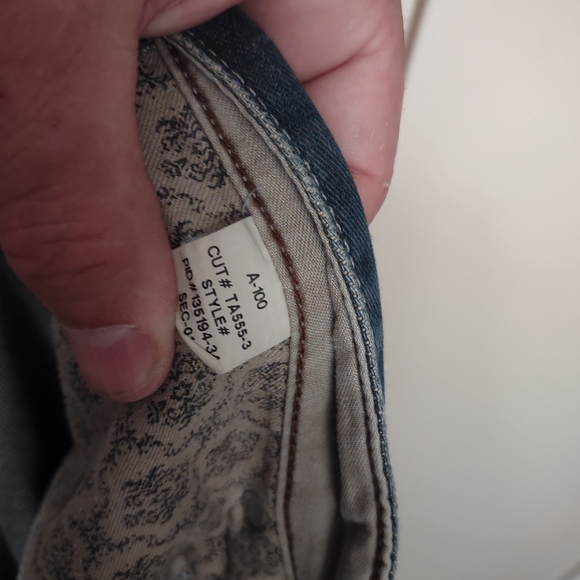 Mossimo Denim jeans, 34x34, dark wash w/ fade - Picture 8 of 12